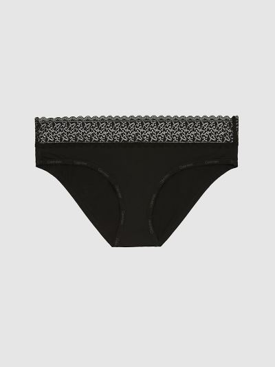 Calvin Klein Underwear HU014510 | Calvin Klein Flirty Női Csípő Bugyi Fekete